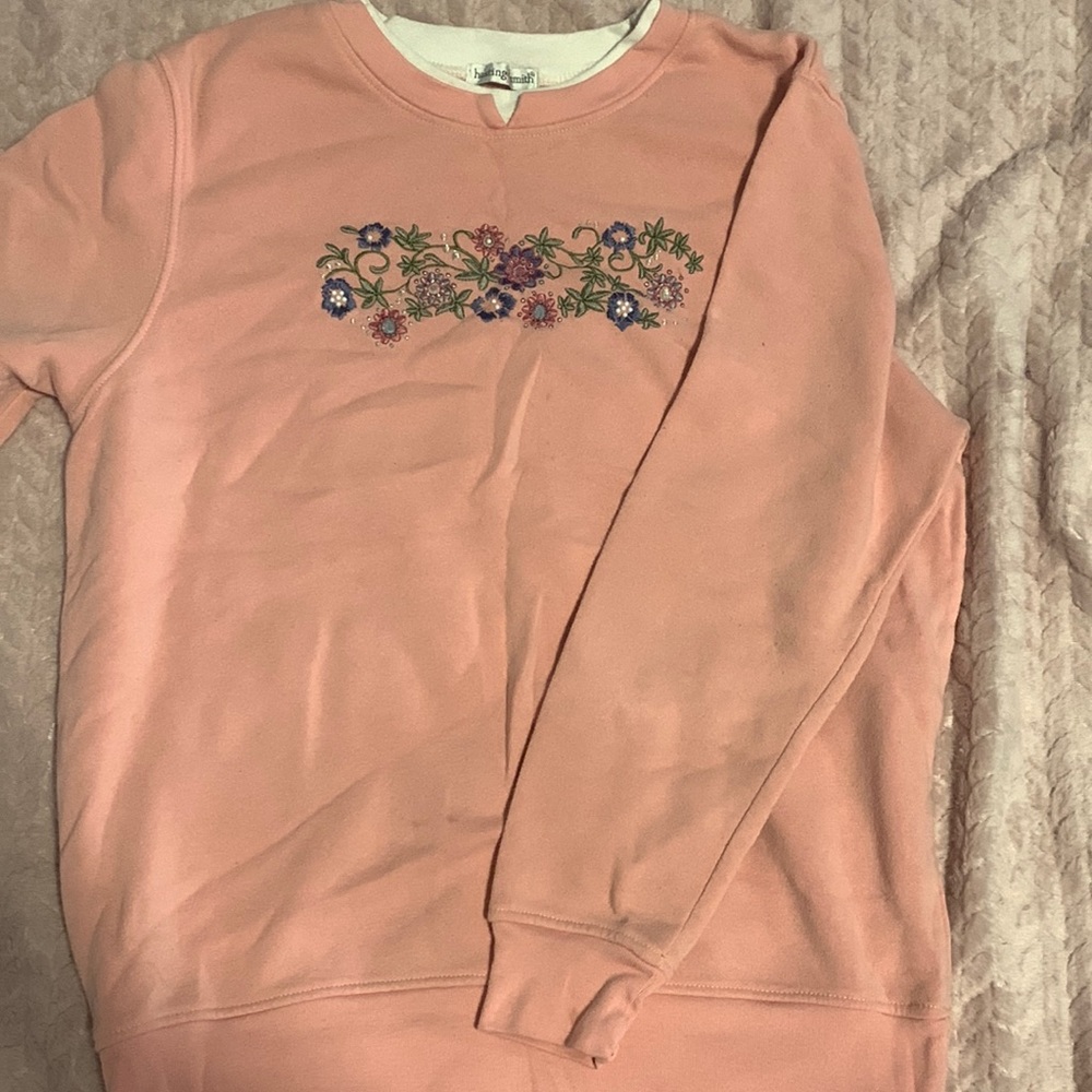 pink sweater